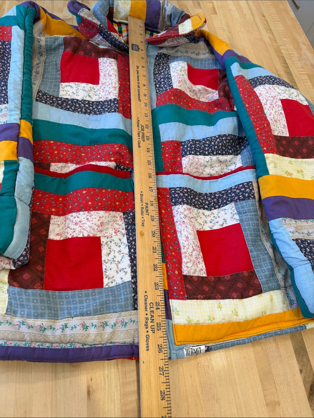 Patchwork Quilted Utility/Barn Jacket - Picture 4 of 9